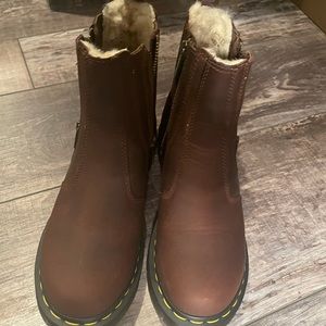 Chelsea fur lines Dr. Marten’s